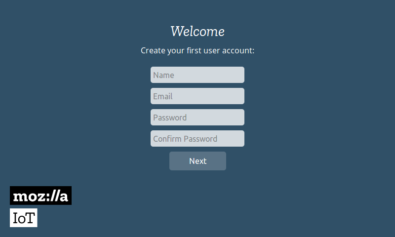 Mozilla Create Account